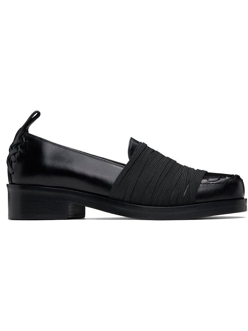 Black Elastic Loafers 1