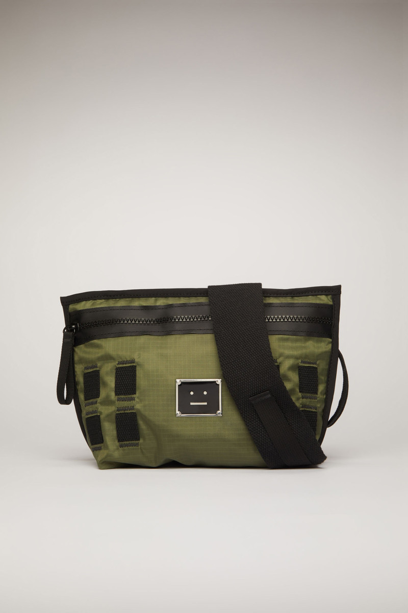 Logo plaque belt bag khaki green 1