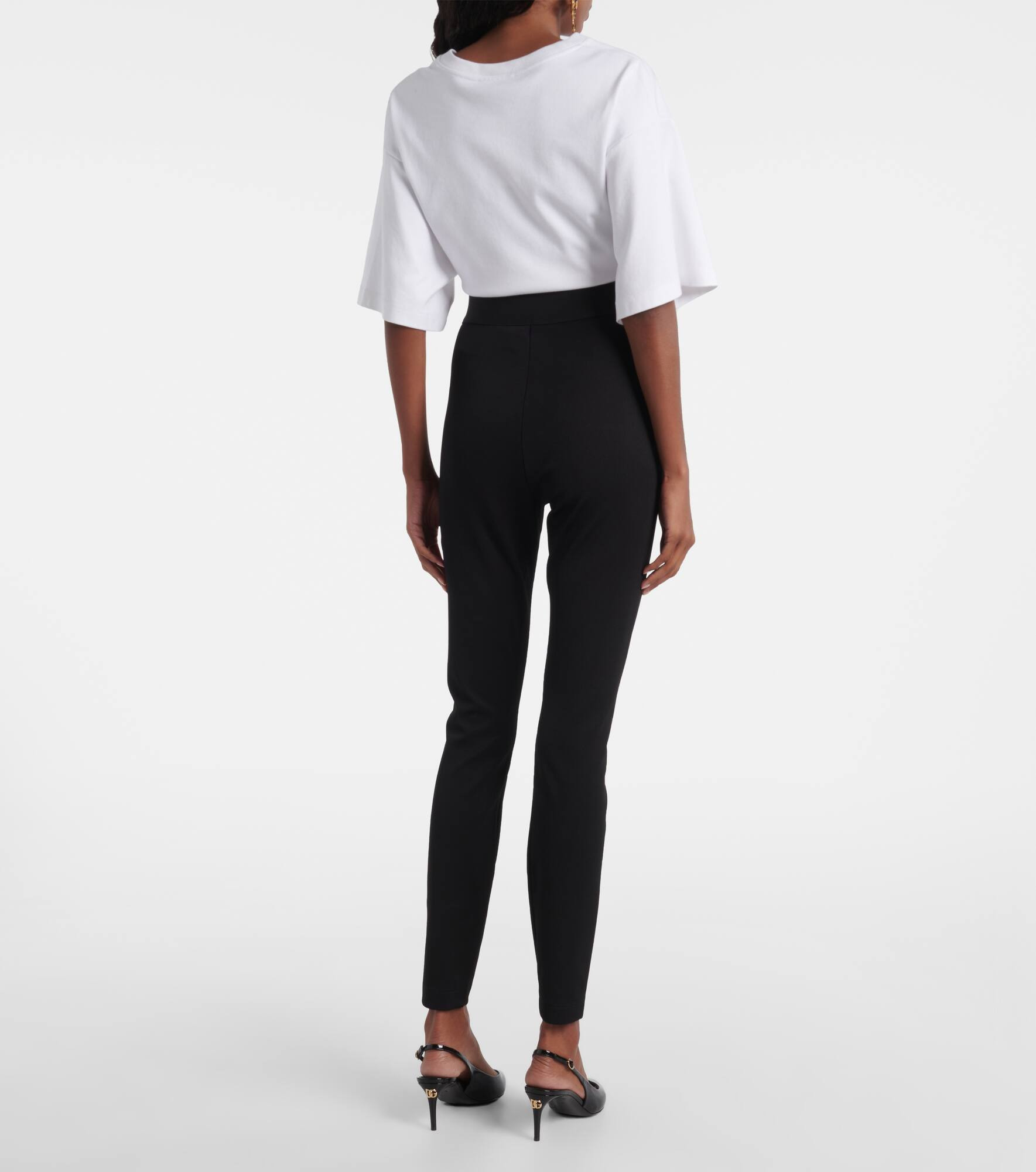 Logo high-rise leggings - 3