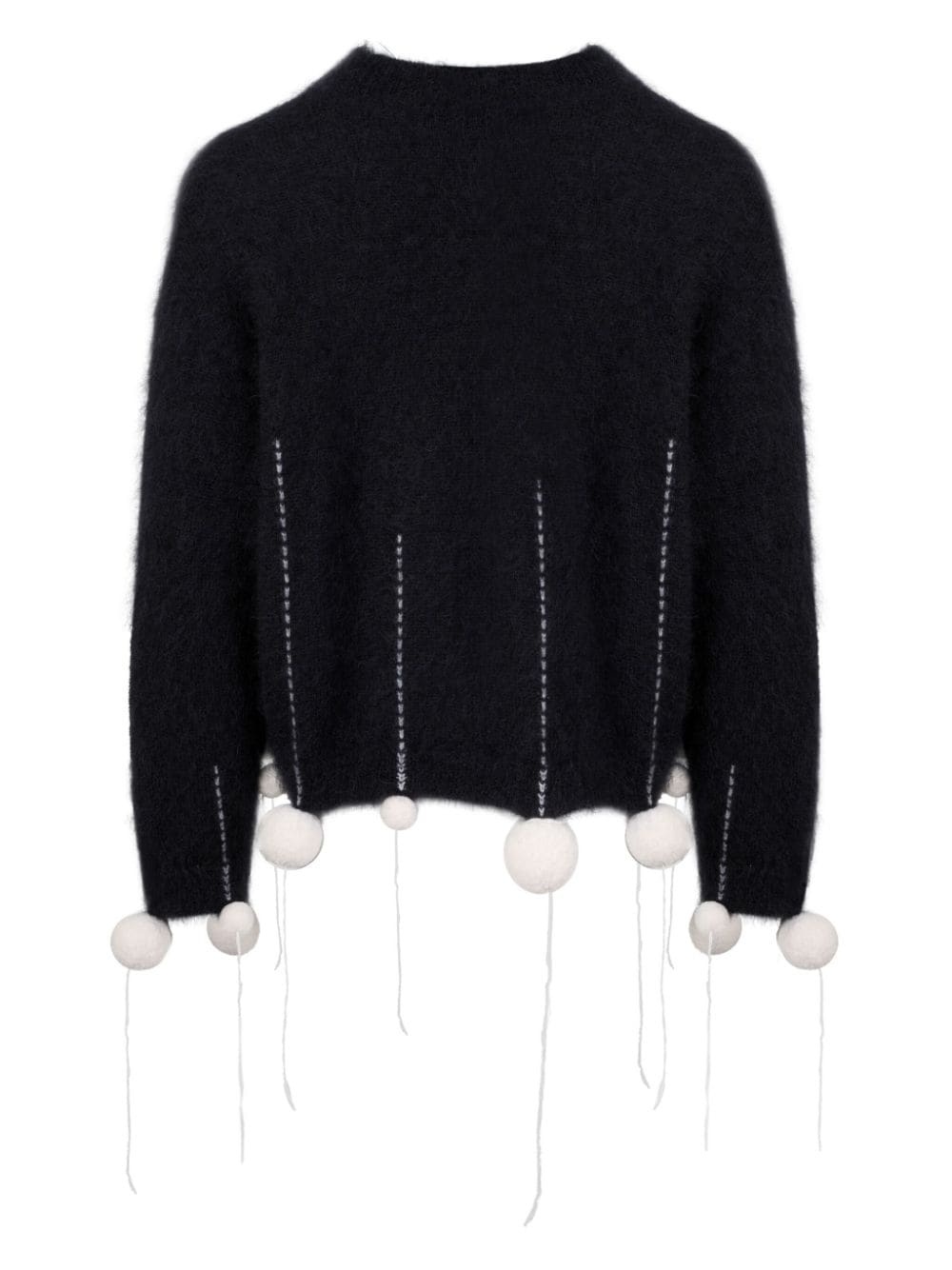 Pom Pom mohair-blend sweater - 5