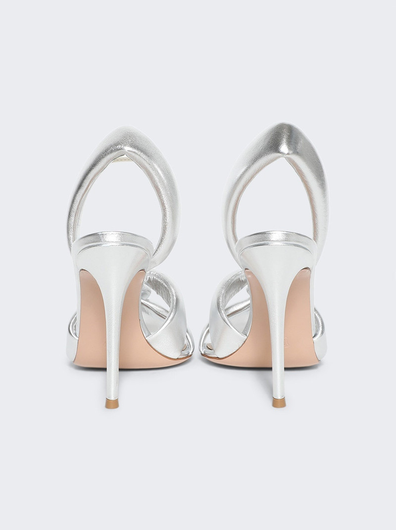 Amour Stiletto Heel Silver 4