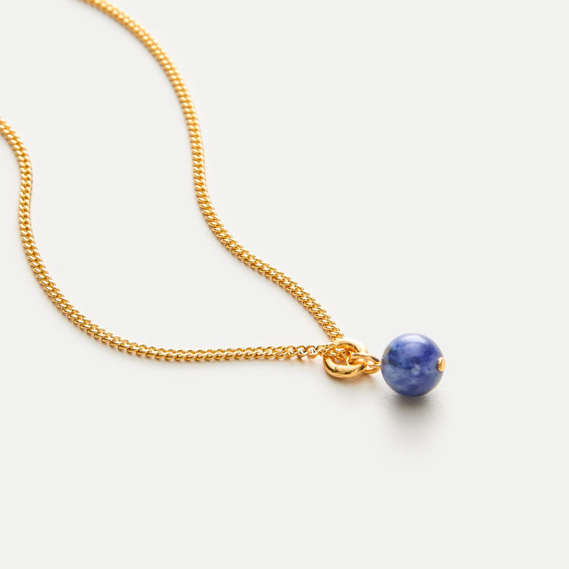 Semiprecious stone pendant necklace 3