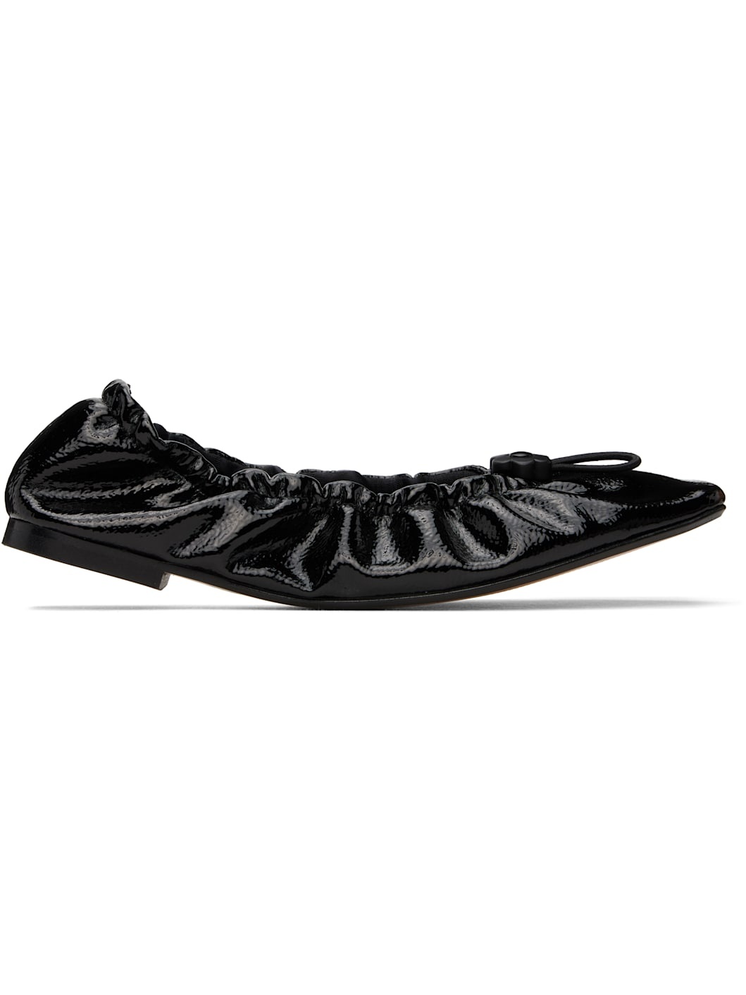 Black Orbella Ballerina Flats - 1