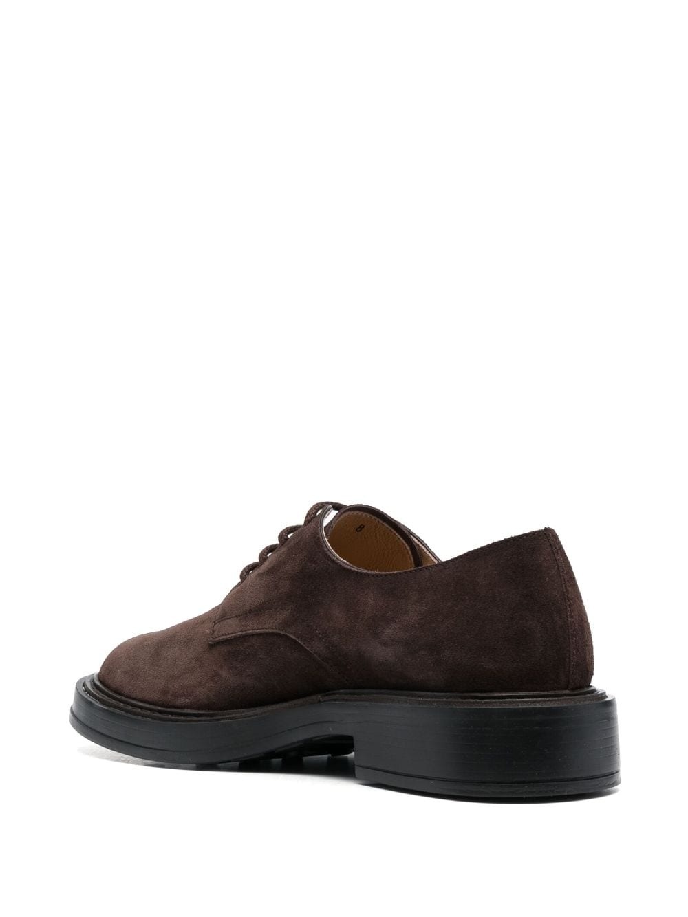 lace-up suede Derby shoes - 3