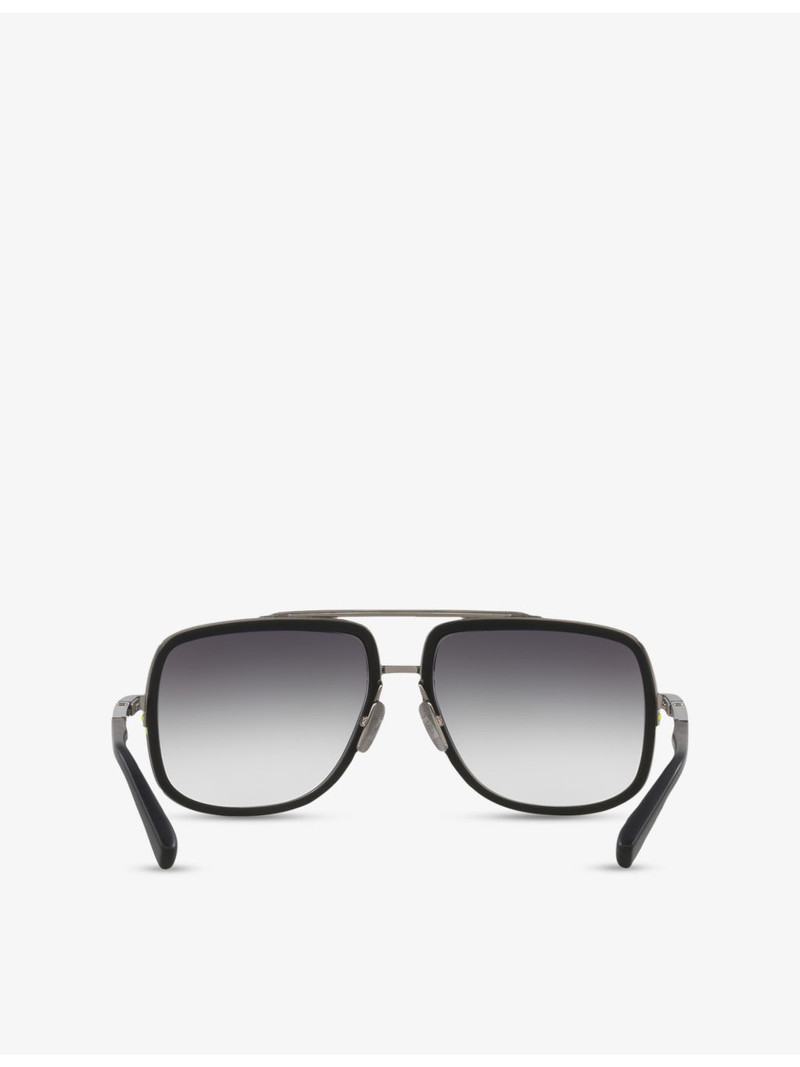 D4000450 MACH ONE DRX 2030 Square-Frame Titanium Sunglasses 4