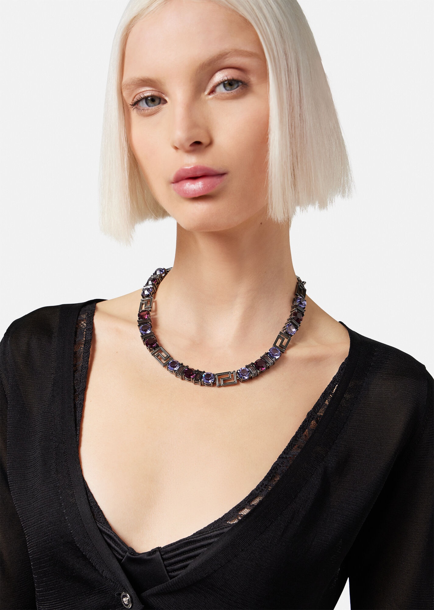 Crystal Greca Necklace - 3