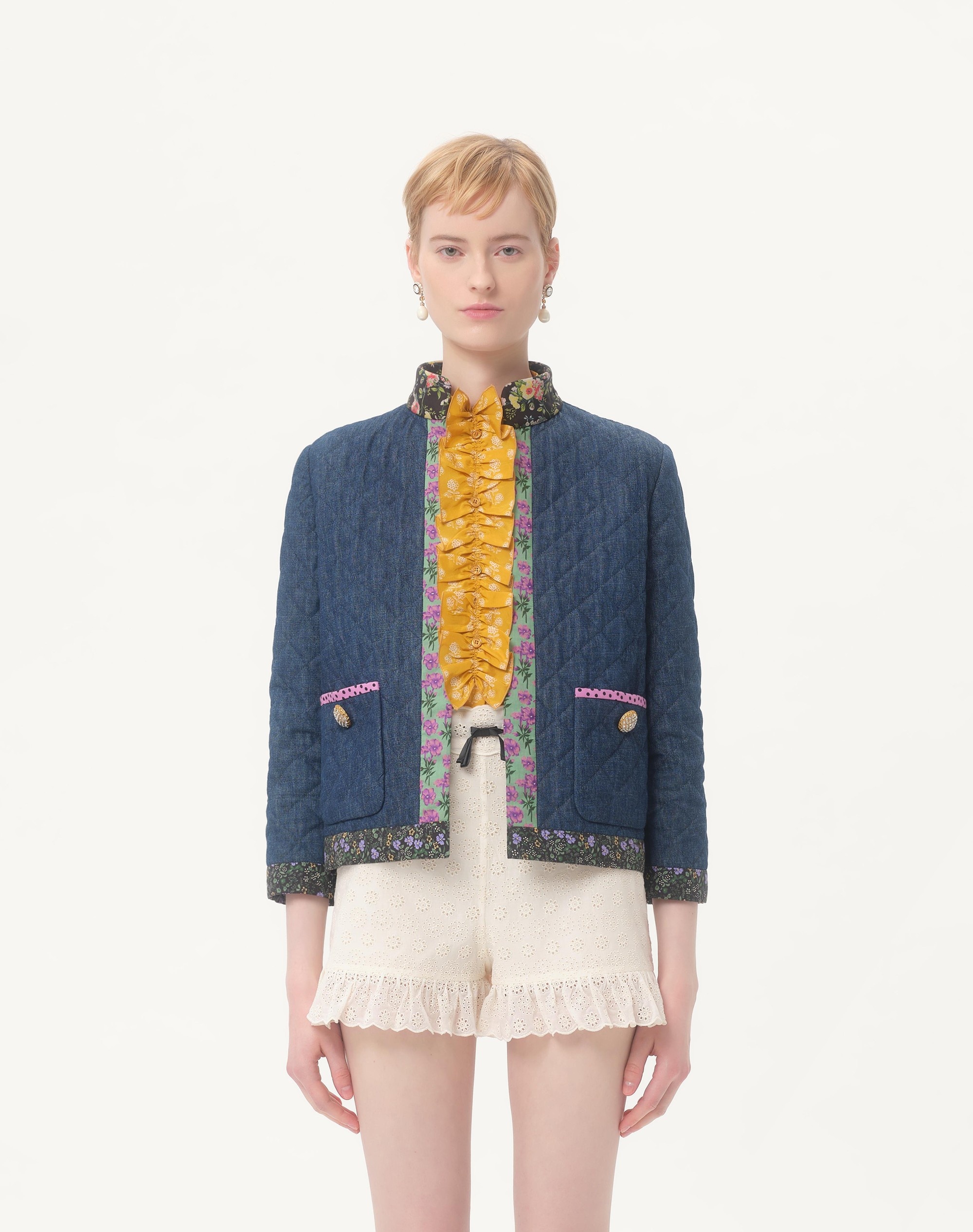 CHAMBRAY DENIM JACKET - 5