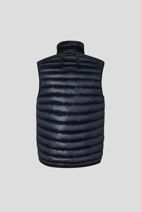 Lasse lightweight down vest in Dark blue - 8