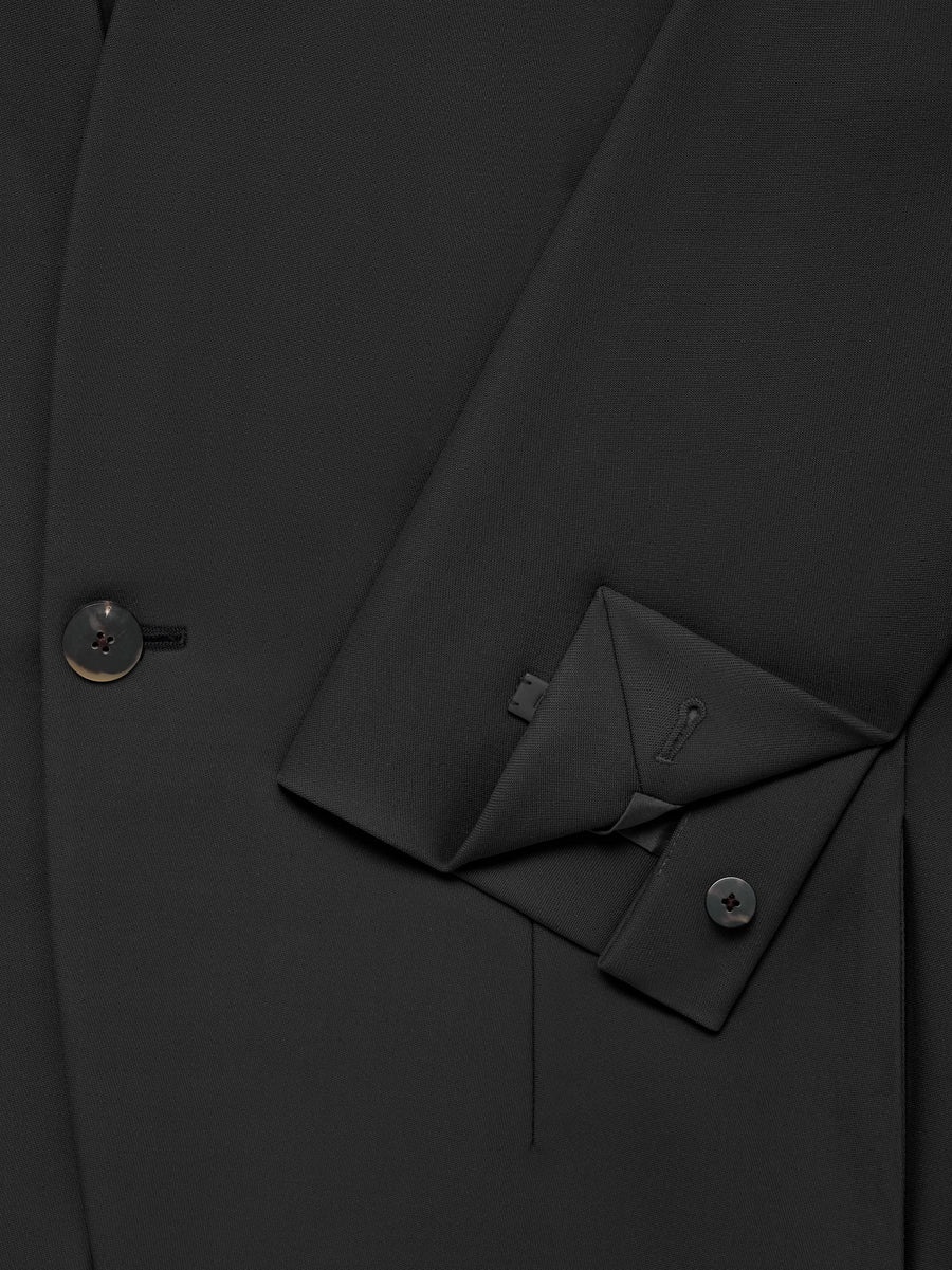 Wool Lapelless Jacket - 8