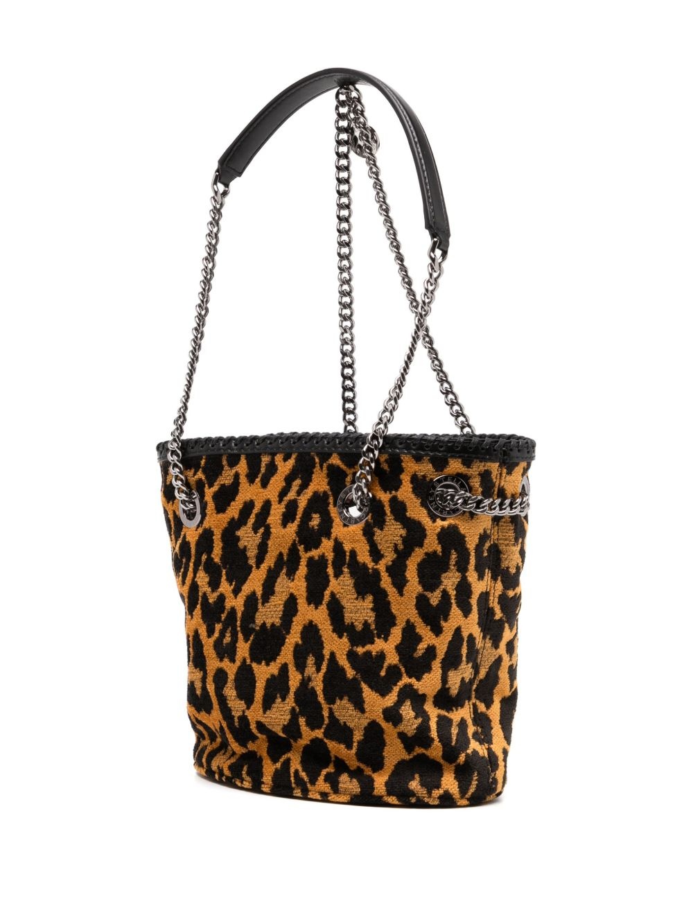 eco leopard bucket bag - 3