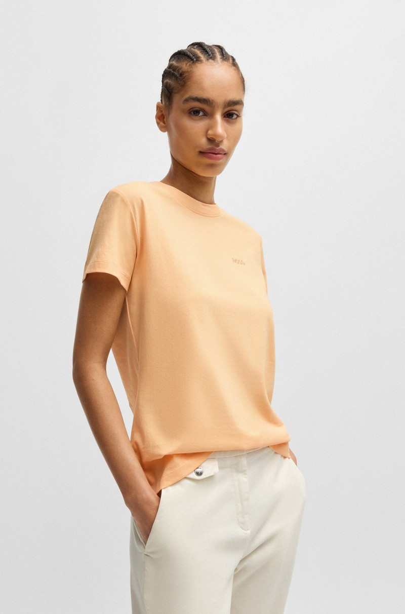 LOGO-DETAIL T-SHIRT IN COMPACT COTTON JERSEY 2