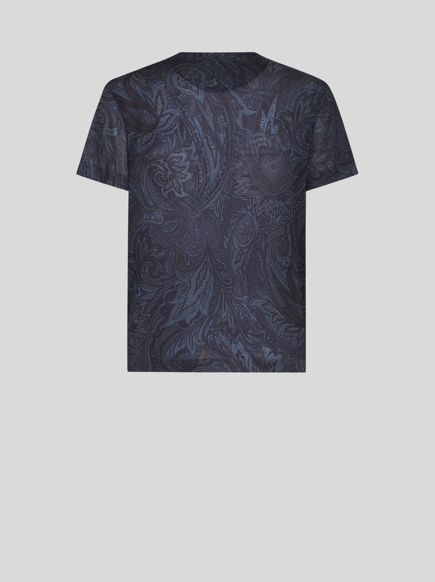 PAISLEY-PRINT T-SHIRT - 5