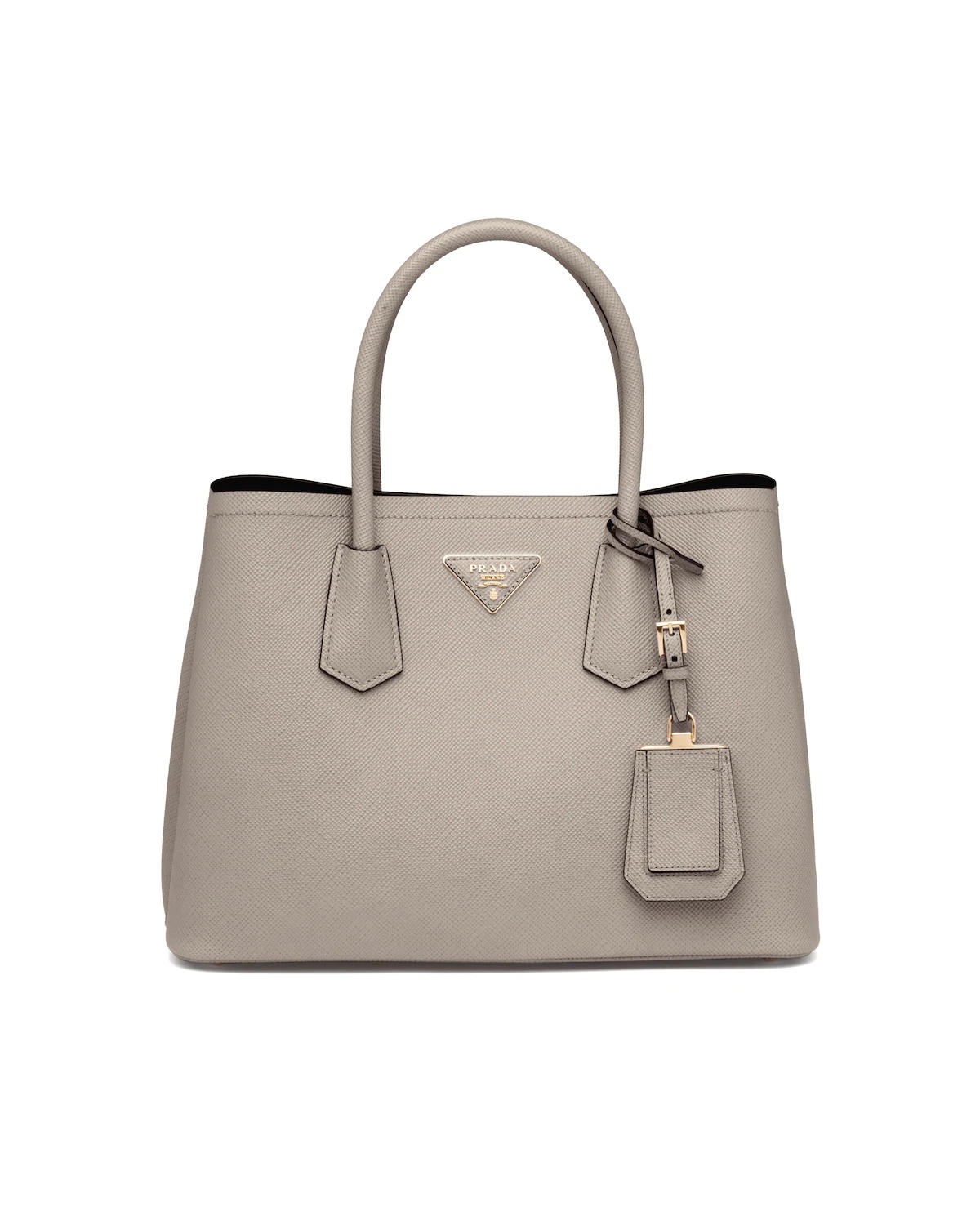 Small Saffiano Leather Double Prada Bag - 1