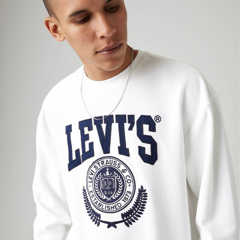 RELAXED GRAPHIC CREWNECK SWEATSHIRT 5