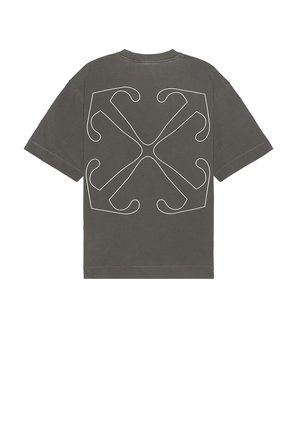 Off-White Outline Arrow Skate T-Shirt | forward | REVERSIBLE