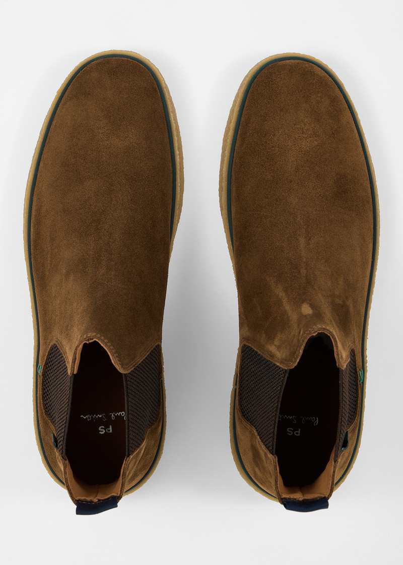 Tan Suede 'Bash' Boots 5