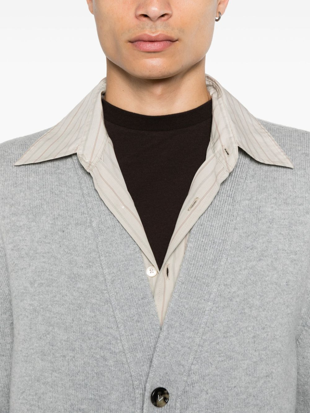 Bottega Veneta Men Cashmere Cardigan - 5