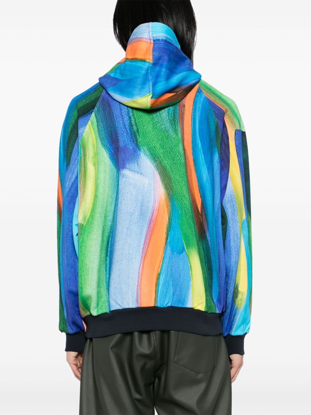 embroidered Eiws hoodie - 4