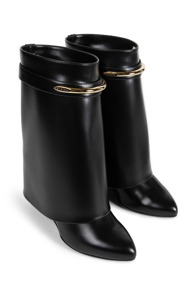 Givenchy Shark Pinch Leather Ankle Boots outlook