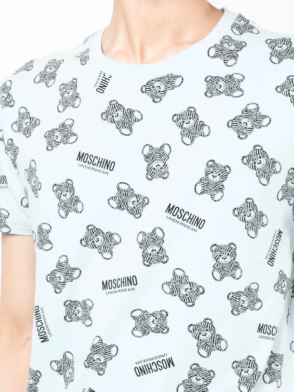 teddy-bear print T-shirt - 5