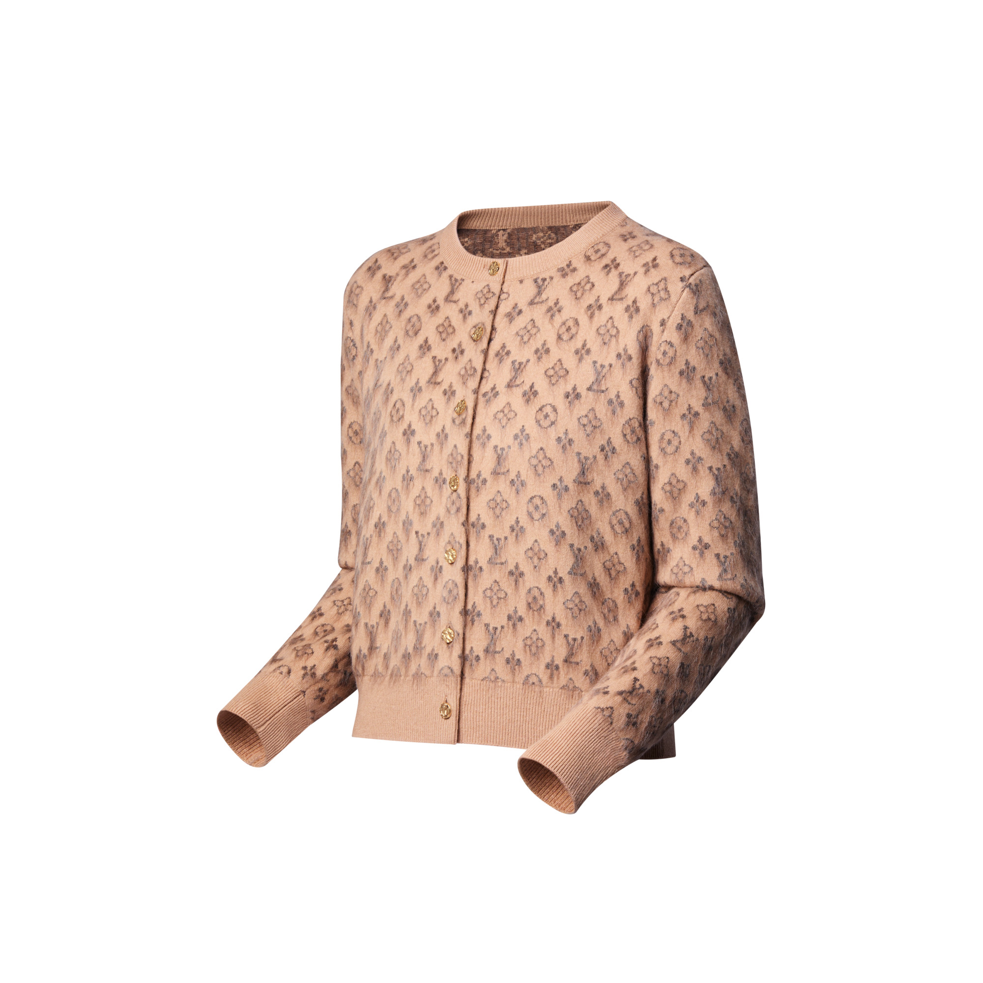 Brushed Monogram Cardigan - 2