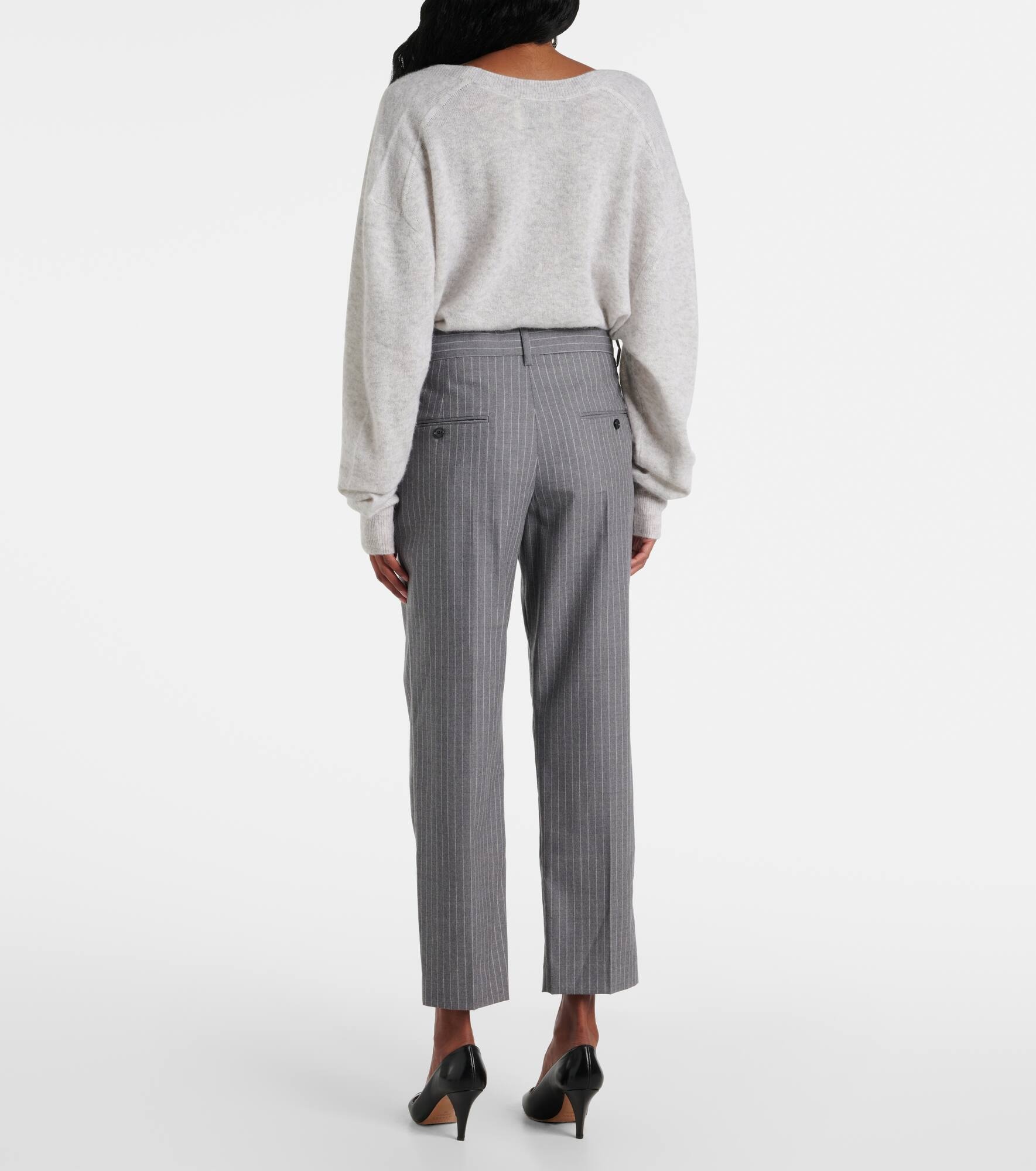 Ritana houndstooth wool tapered pants - 3