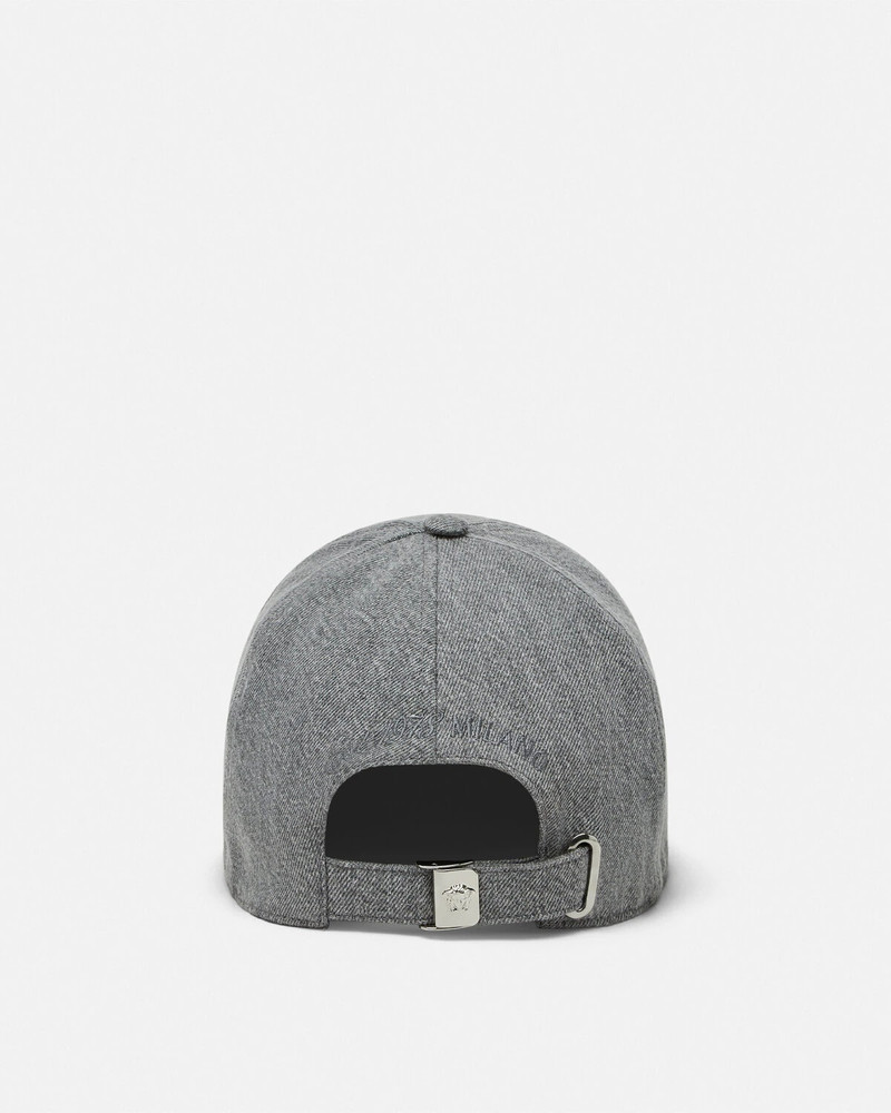 VERSACE Logo Denim Baseball Cap outlook