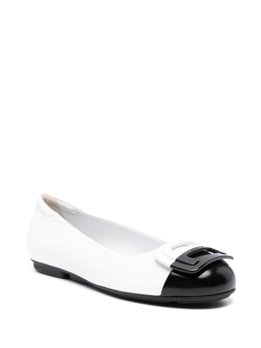 H661 leather ballerina shoes - 2