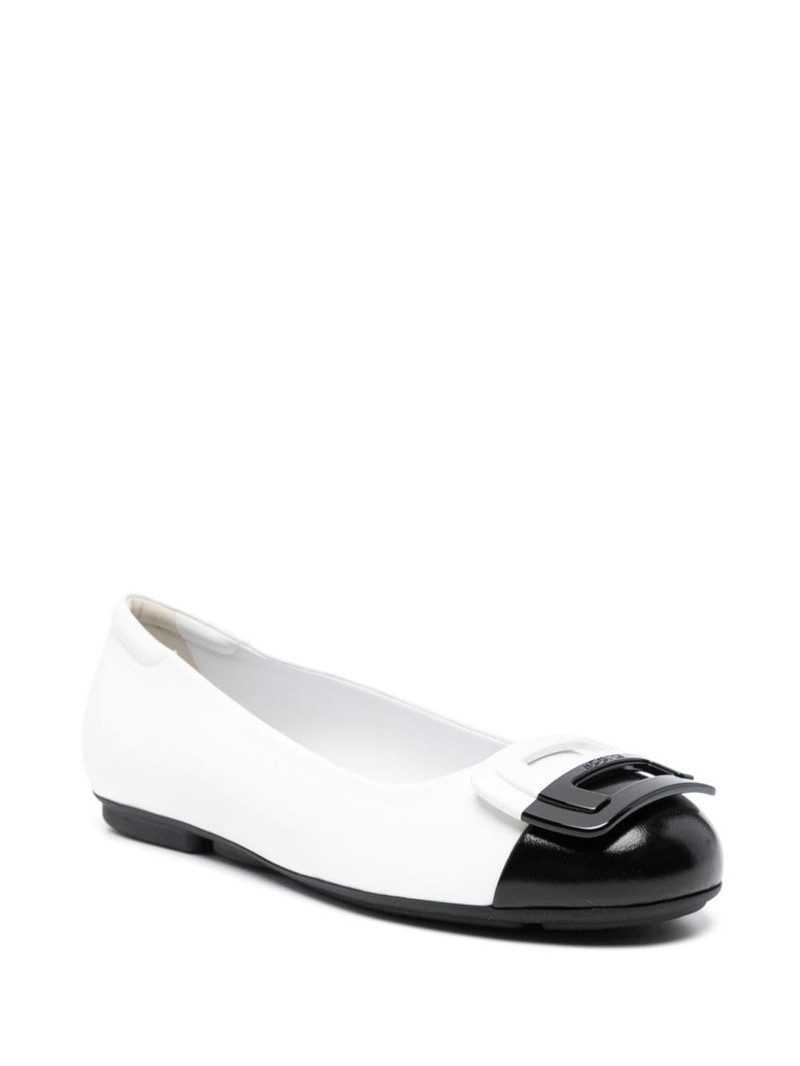 HOGAN H661 leather ballerina shoes outlook