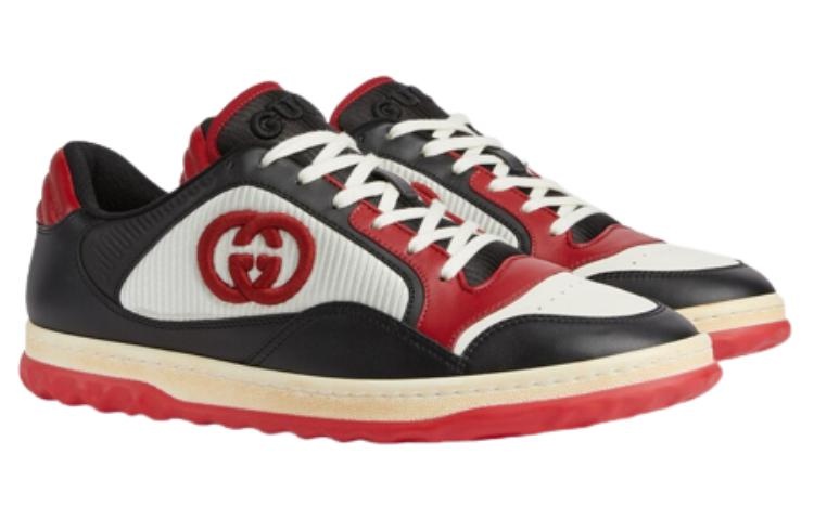 Gucci Mac80 Sneaker with Interlocking G embroidery 'Black Red' 762611-AACNW-1051 - 2