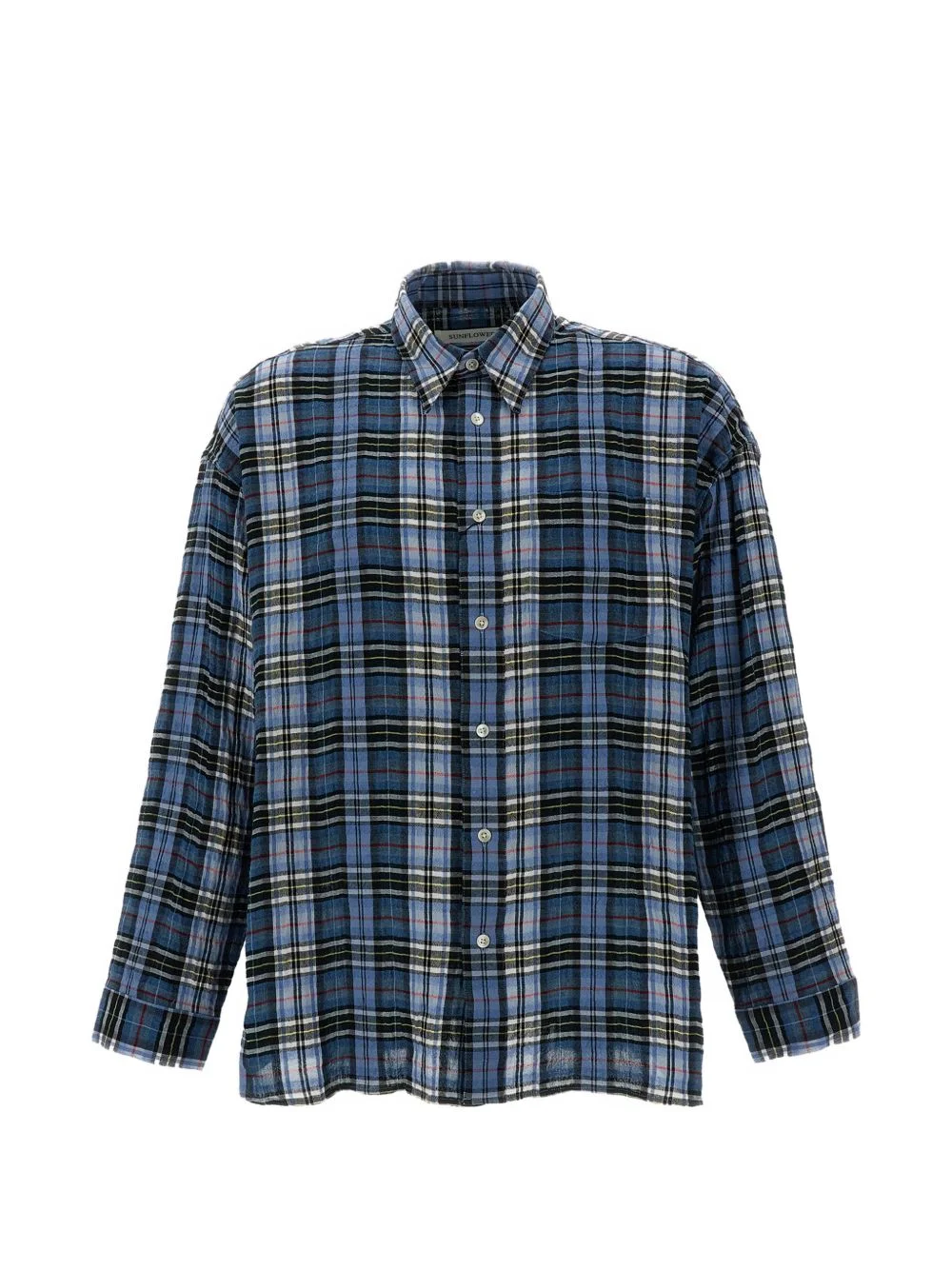 Stable check-pattern button-down shirt - 1