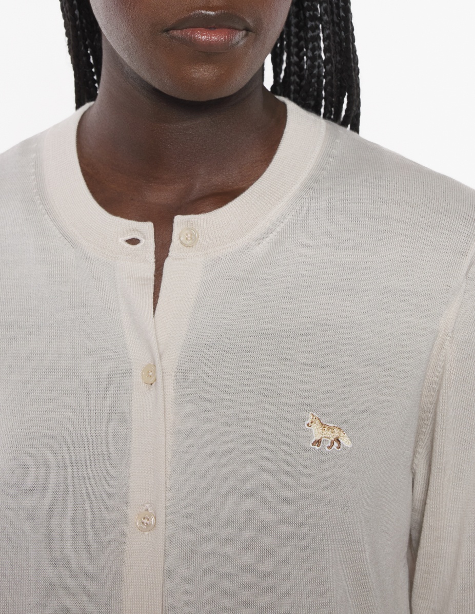 BABY FOX PATCH REGULAR CARDIGAN - 4