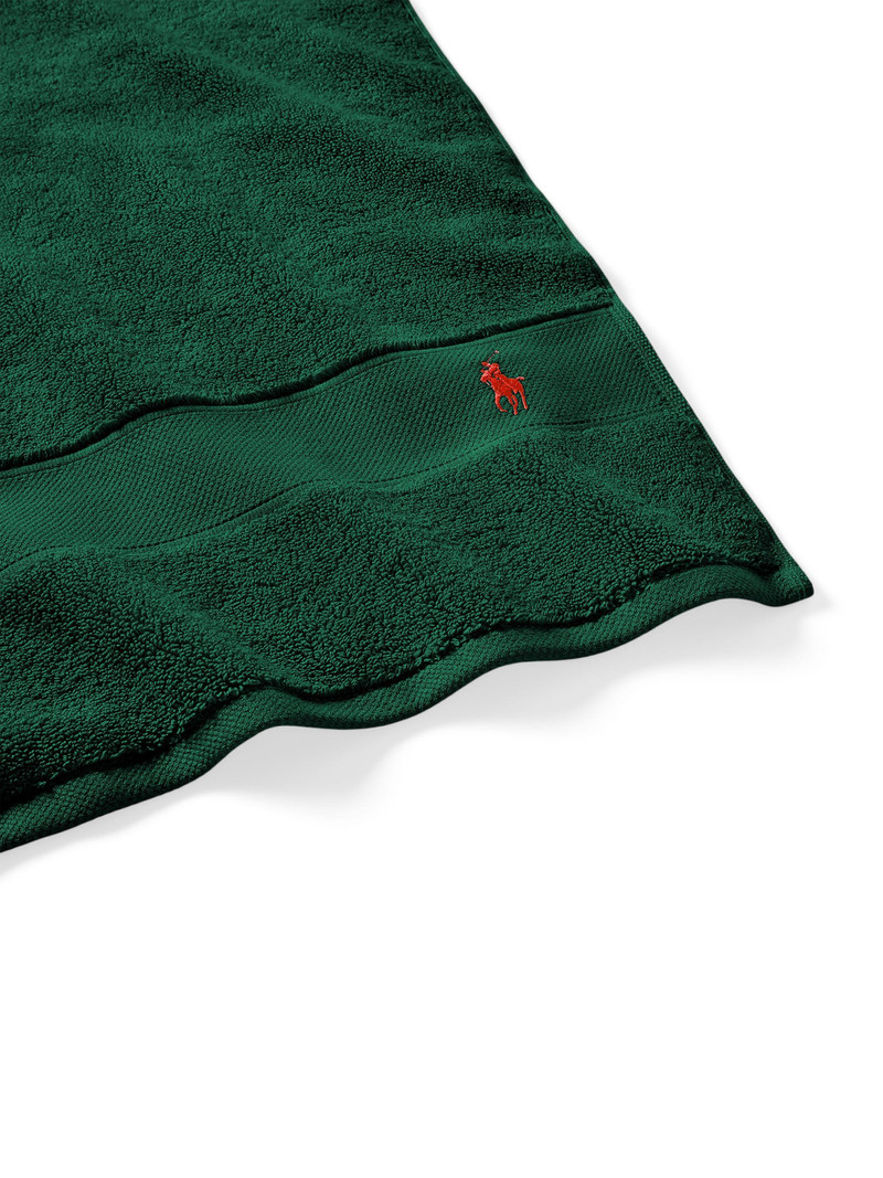 Polo Player Cotton Bath Mat - College Green 5