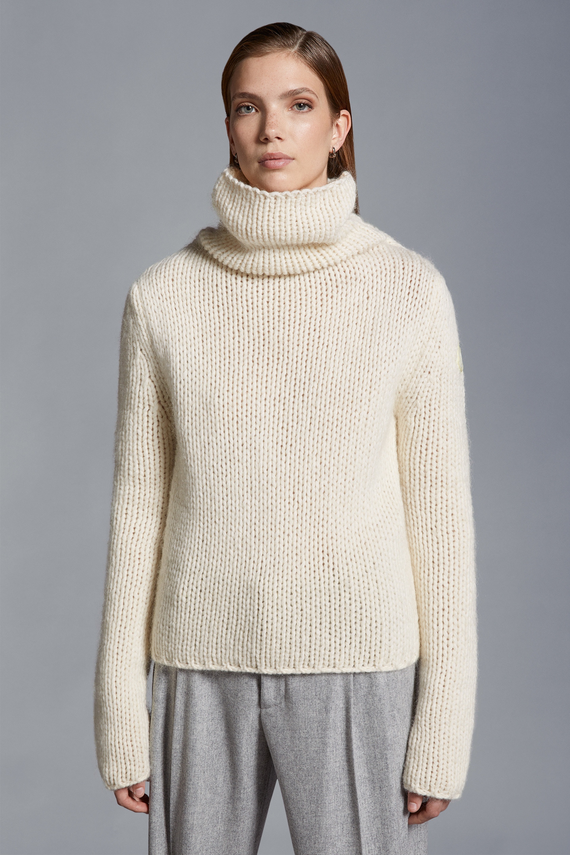 Wool & Mohair Turtleneck Sweater - 3