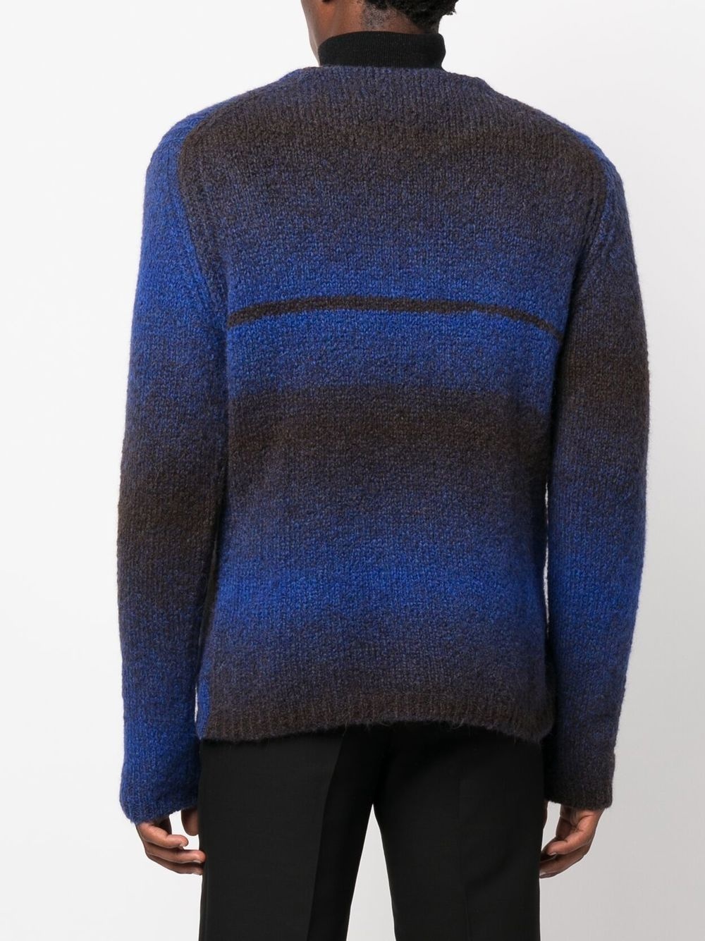 knitted crew-neck jumper - 4