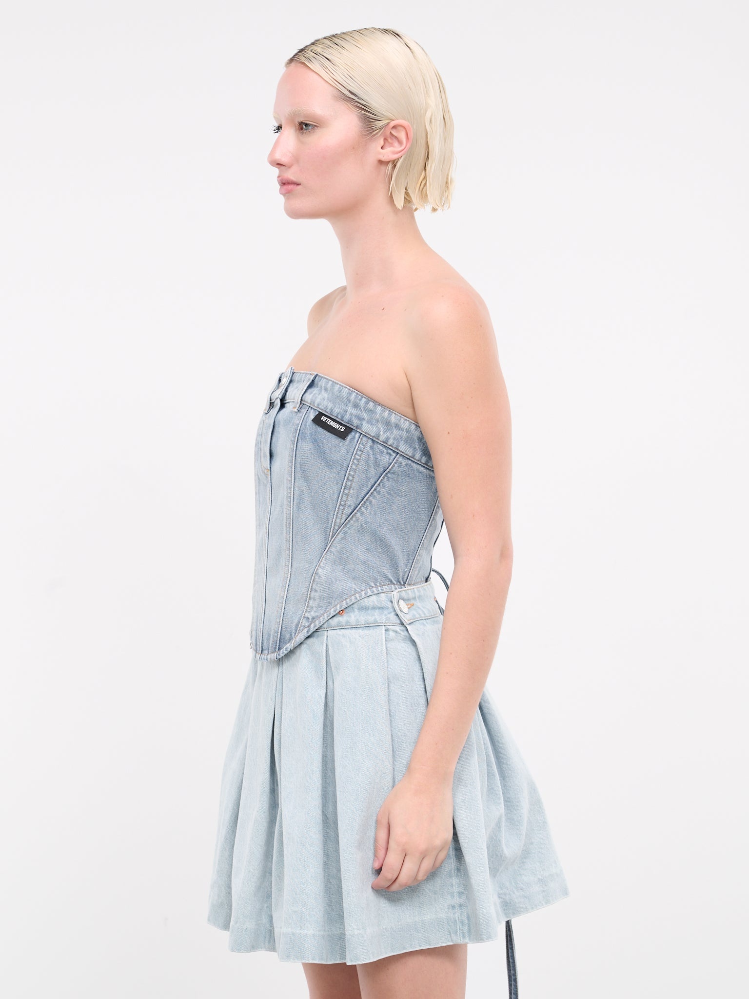 Denim Corset Top - 2