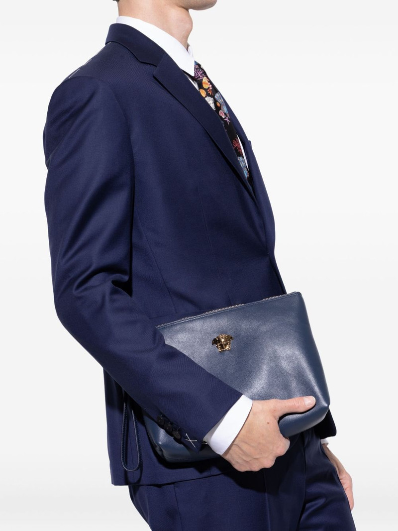 VERSACE Medusa leather clutch bag outlook