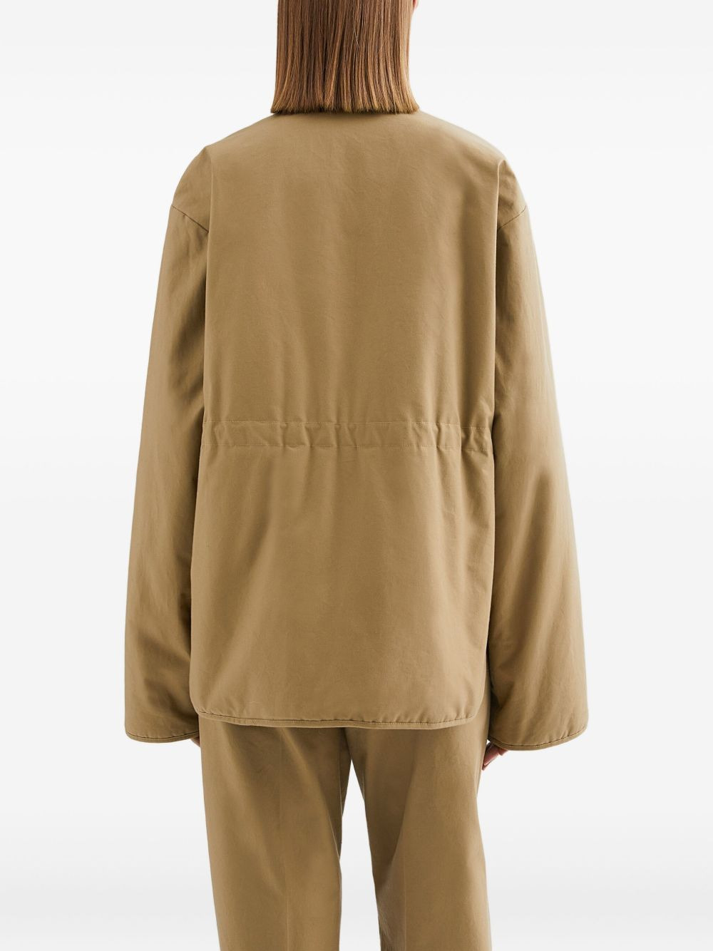 logo-embroidered jacket - 4