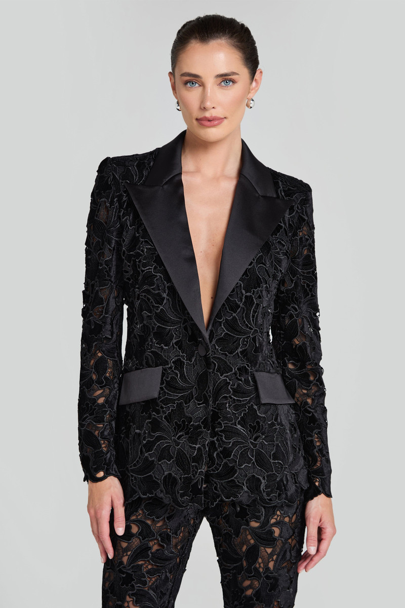 Valia Black Blazer 1