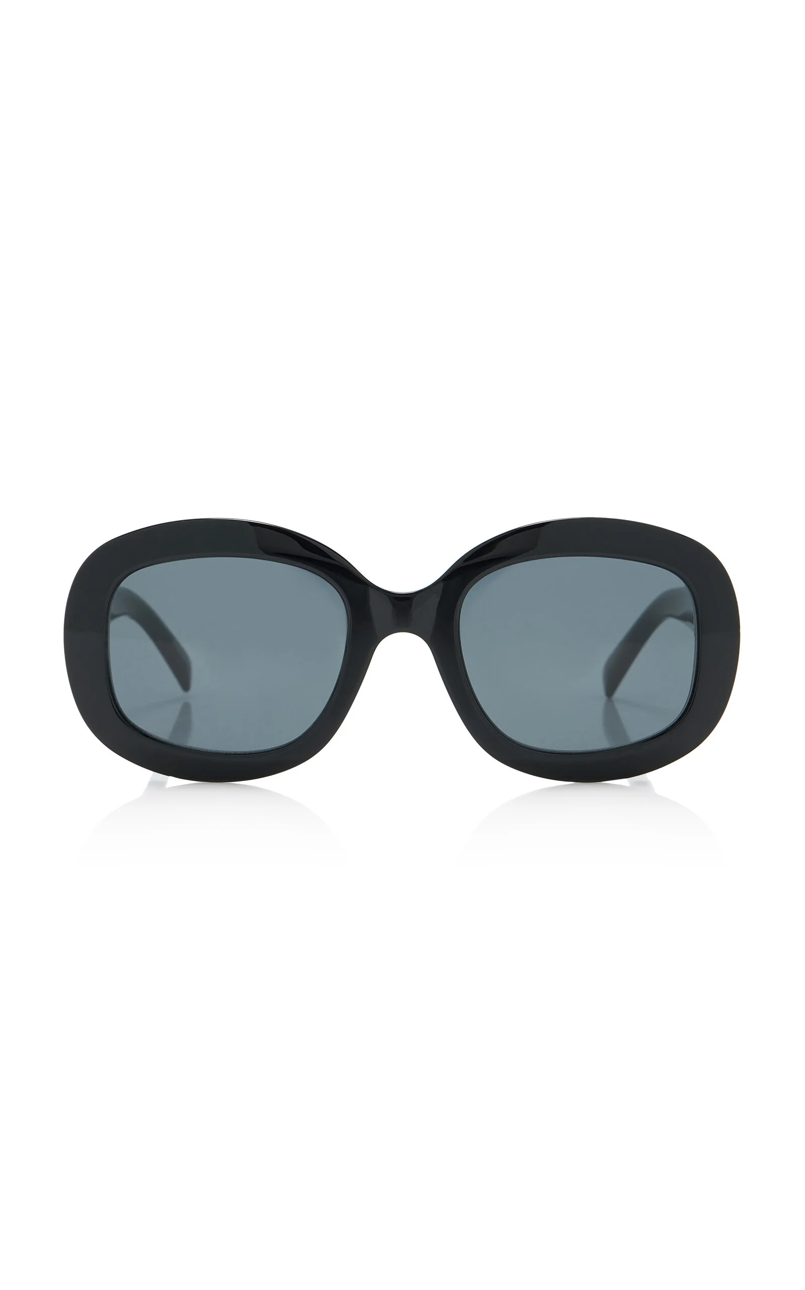 City Round-Frame Acetate Sunglasses - 1