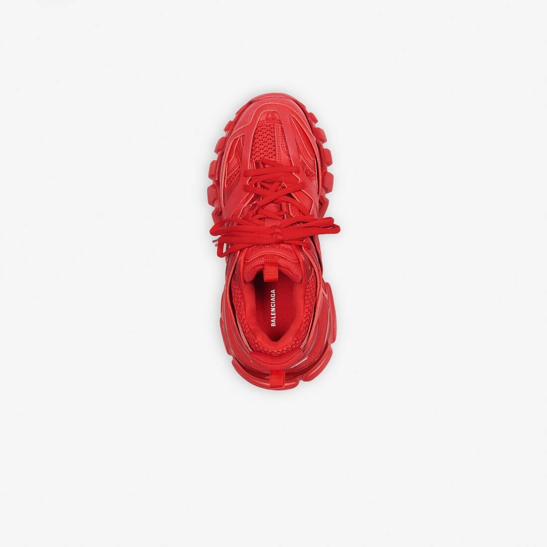 Men's Track Sneaker in Red - 5