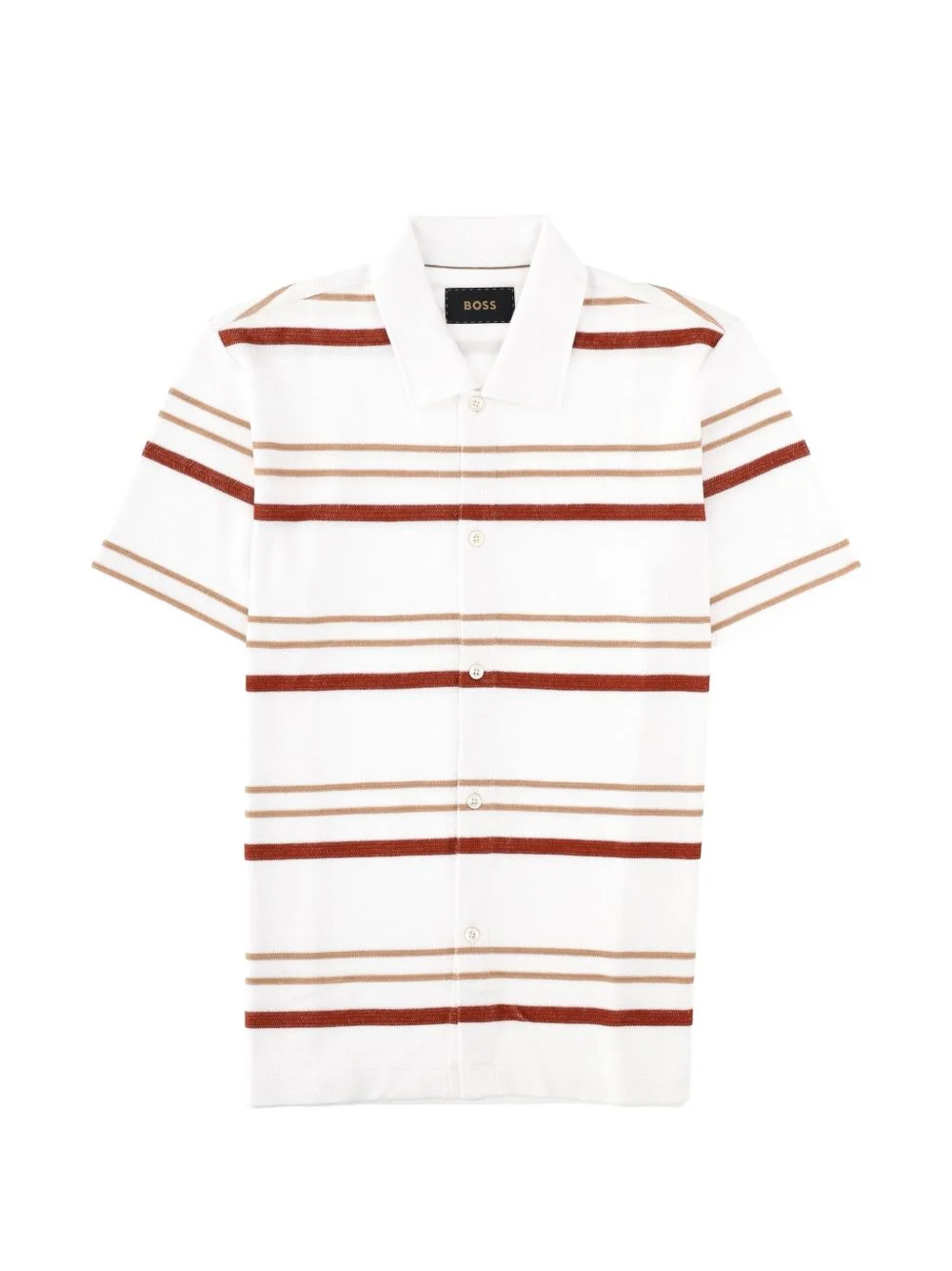 cotton striped polo shirt - 1
