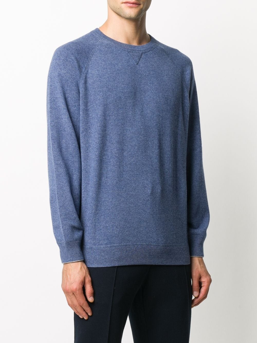 long-sleeved crewneck jumper - 3