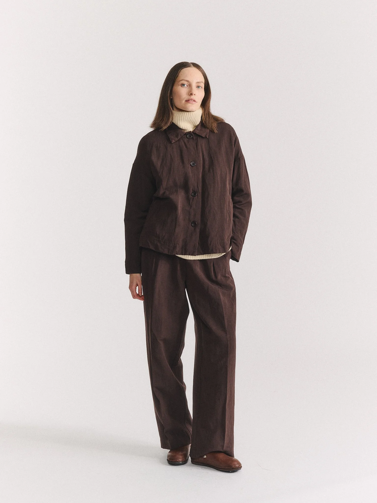JULIETTE JACKET - DRY WOOL - BUNGA - 1