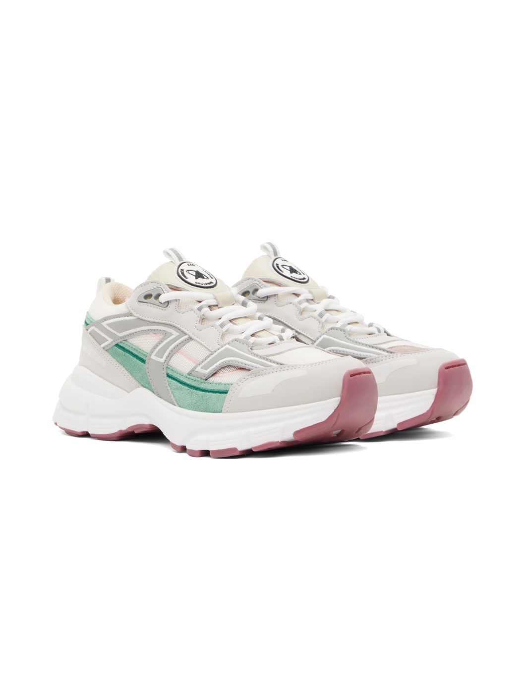 White & Blue Marathon R-Trail Sneakers - 4
