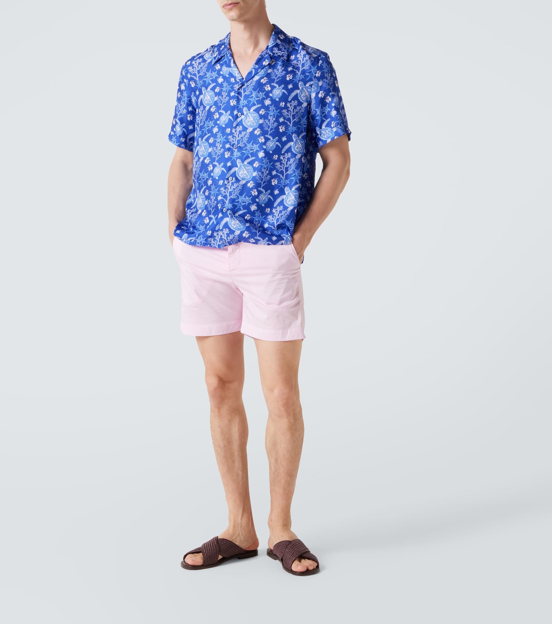 Charli printed silk bowling shirt - 2