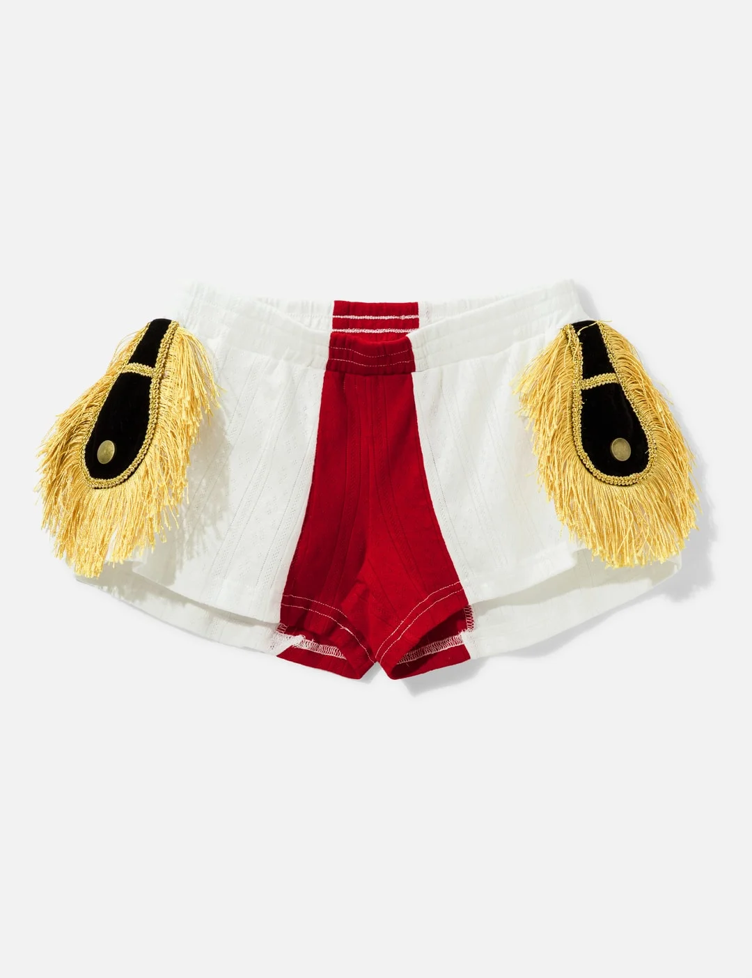 EPAULETTE WOMEN'S SHORTS WHITE - 1