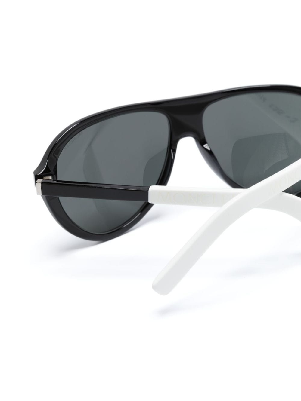 two-tone pilot-frame sunglasses - 3