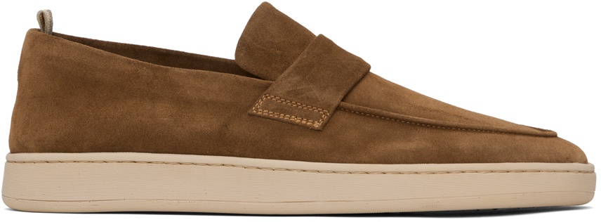 OFFICINE CREATIVE Brown Herbie 001 Loafers | ssense | REVERSIBLE