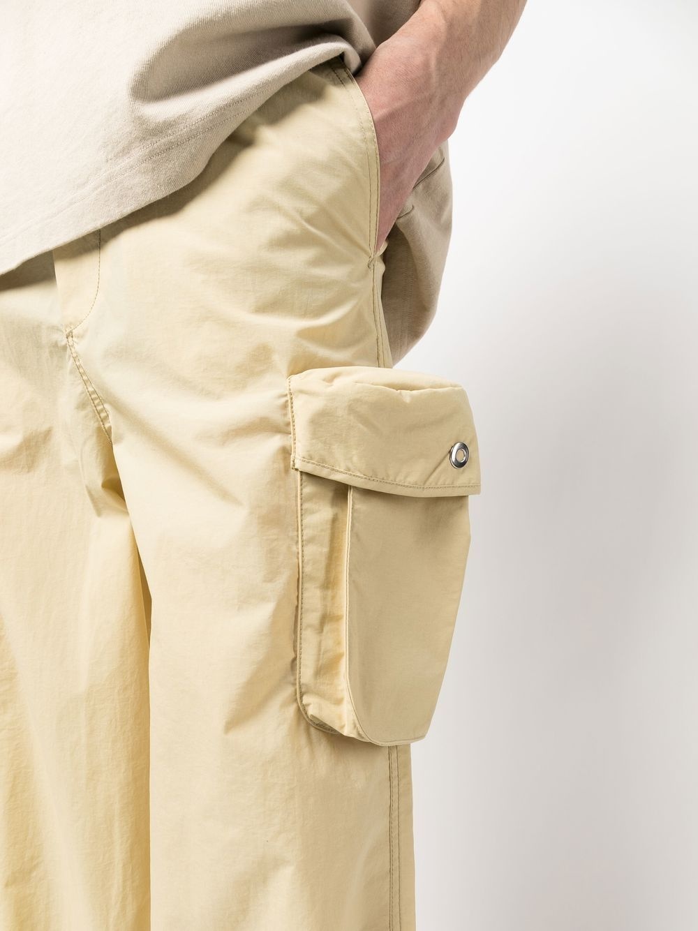 wide-leg cargo trousers - 5